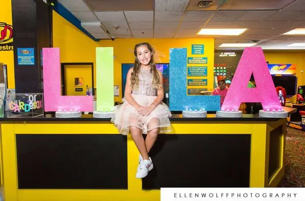 Giant Glittered Name Cutout