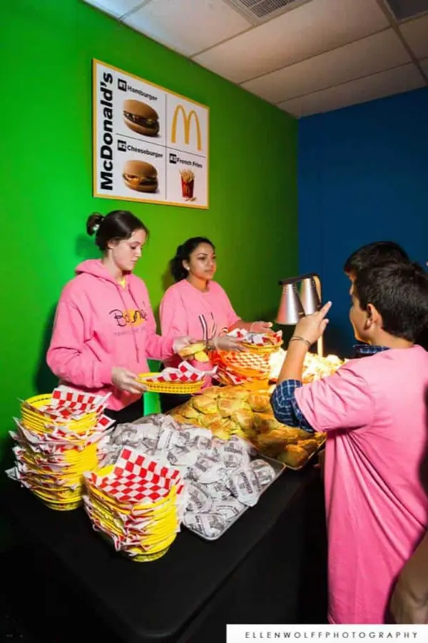 Food Station Signage