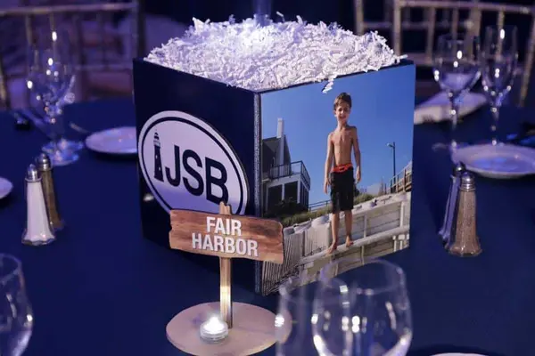Fire Island Photo Cube Centerpiece