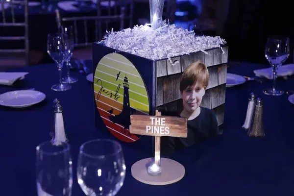 Fire Island Photo Cube Centerpiece