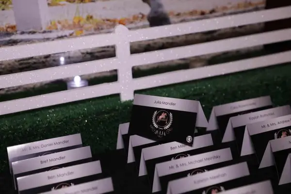 Horse Themed Logo Place Cards