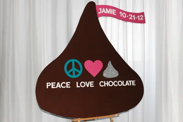 Hershey Kiss Sign in Board