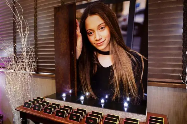Blowup Photo Seating Card Display