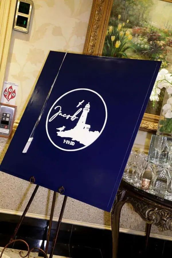 Custom Logo Sign in Board