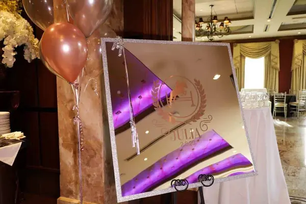 Horse Themed Mirror Sign in Board