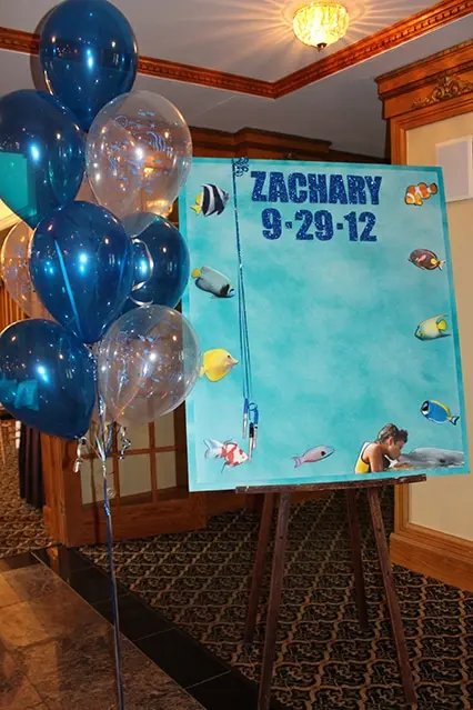Underwater Sign in Board