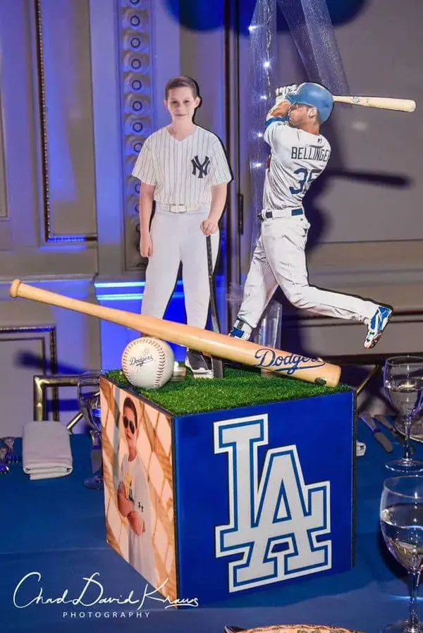 Baseball Themed Centerpiece