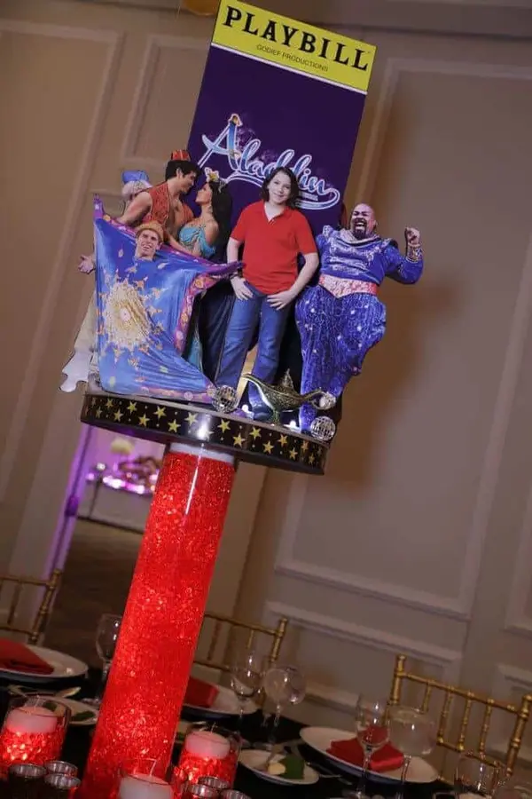 Broadway Themed Diorama Centerpiece