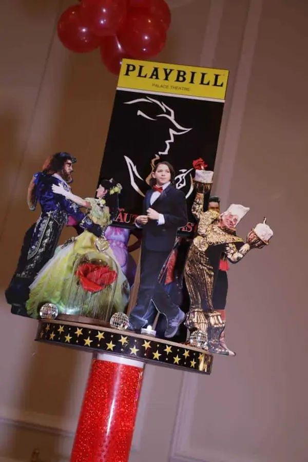 Broadway Themed Diorama Centerpiece
