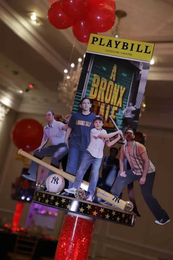 Broadway Themed Diorama Centerpiece