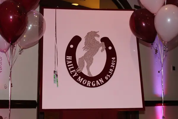 Horse Logo Sign in Board