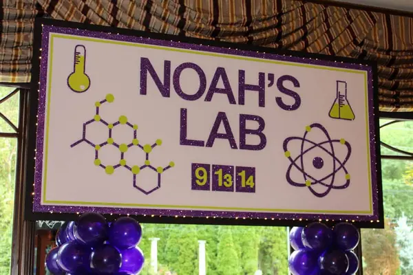Science Themed Backdrop