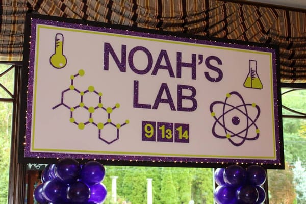 Science Themed Backdrop