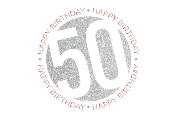 50th Birthday Logo