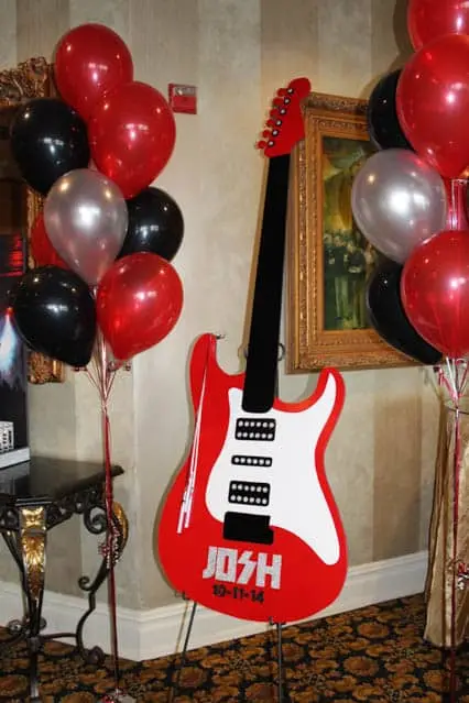 Guitar Sign in Board