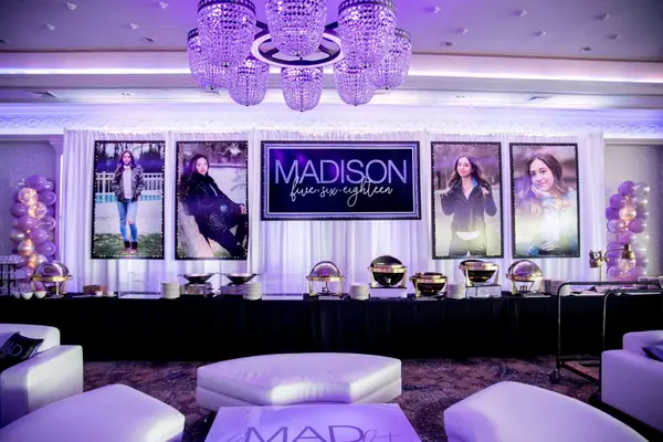 Bat Mitzvah Lounge Backdrop