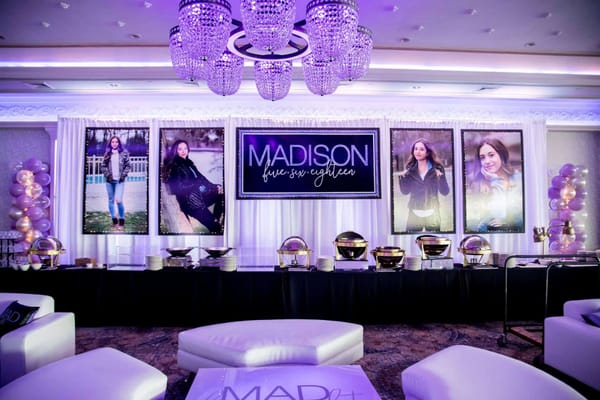 Bat Mitzvah Lounge Backdrop