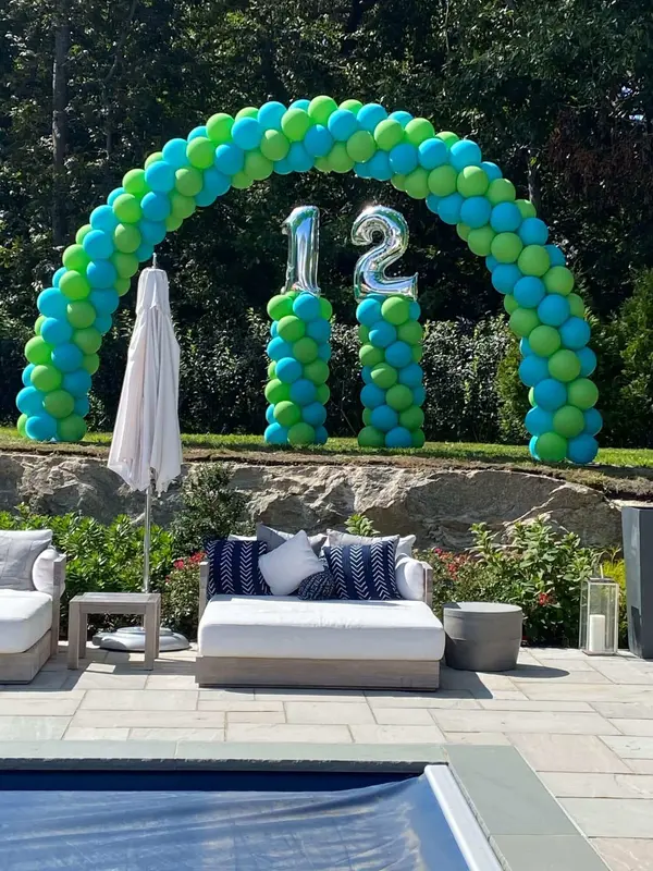 Birthday Balloon Arch