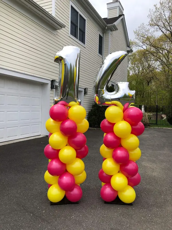 Balloon Number Columns
