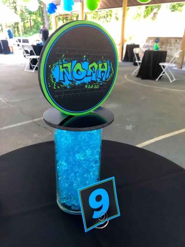 Custom Logo Centerpiece