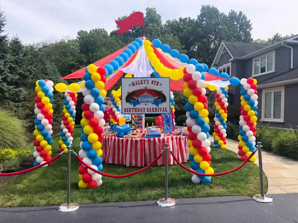 Circus Tent Balloon Display