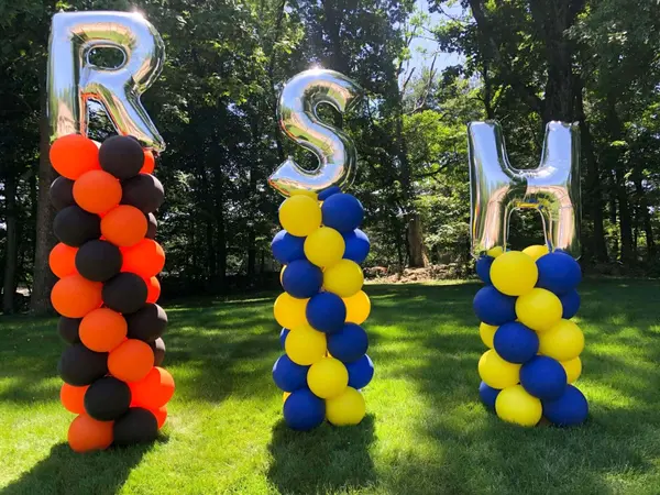 Letter Balloon Columns