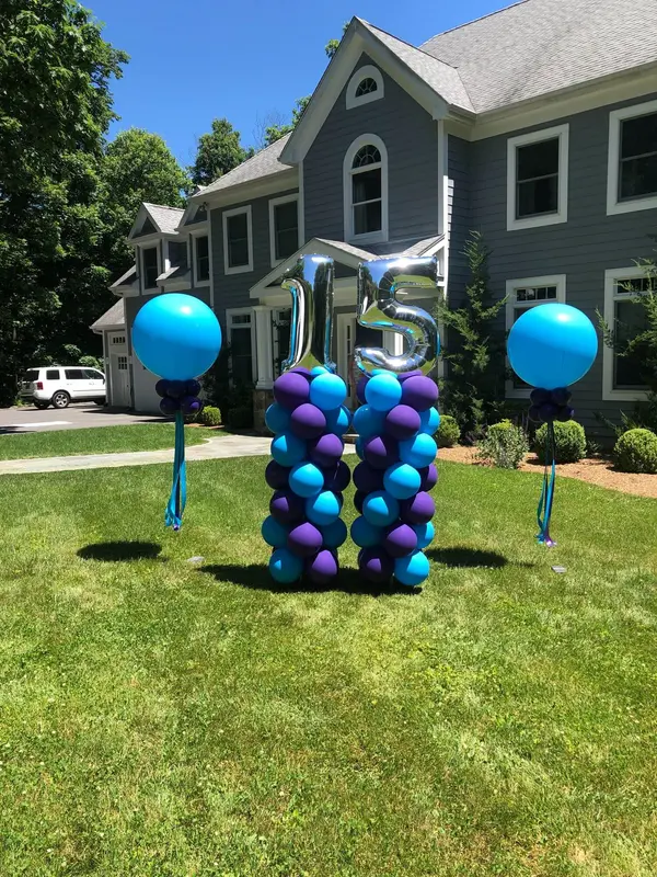 Number Balloon Columns