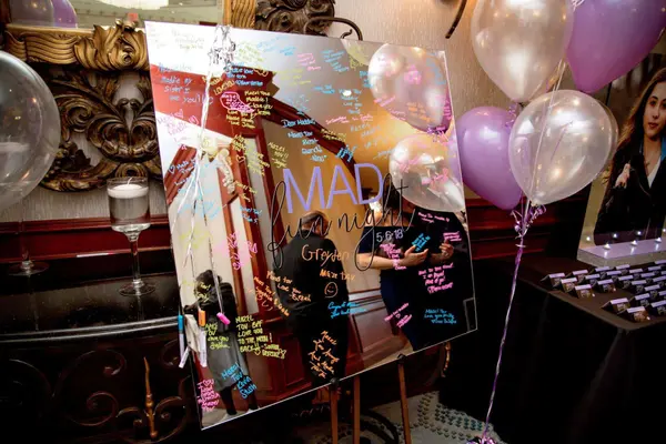 Bat Mitzvah Mirror Sign in Board
