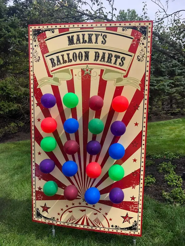 Custom Balloon Dart Game