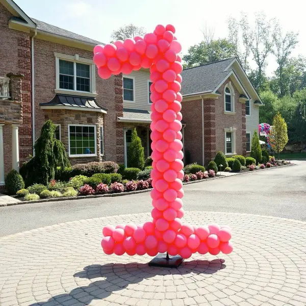 First Birthday Balloon Sculpture