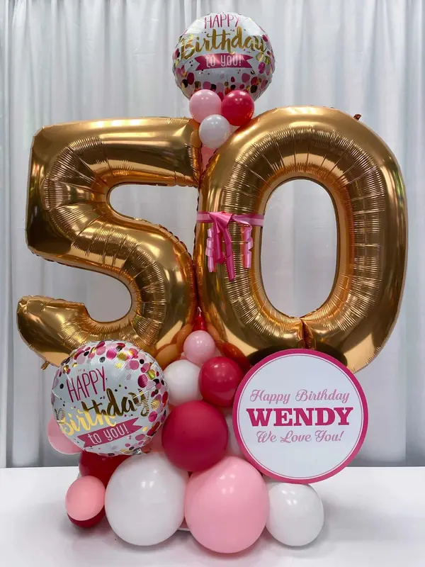 Fancy Birthday Balloon Bouquet