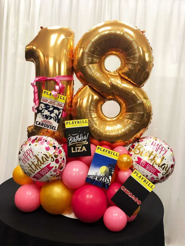 Broadway Themed Birthday Bouquet