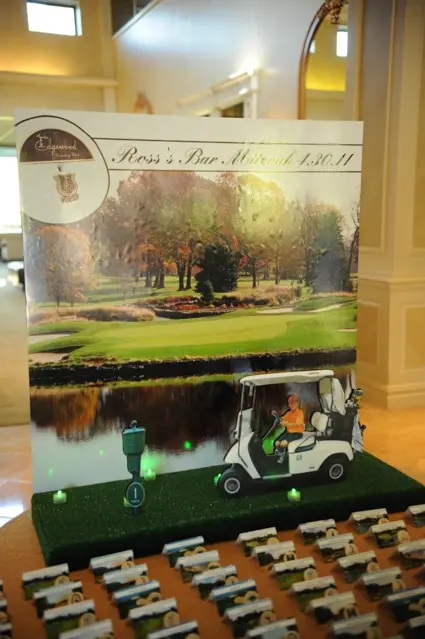 Golf Themed Display