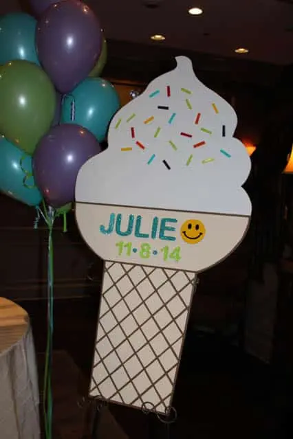 Ice Cream Sign in Board