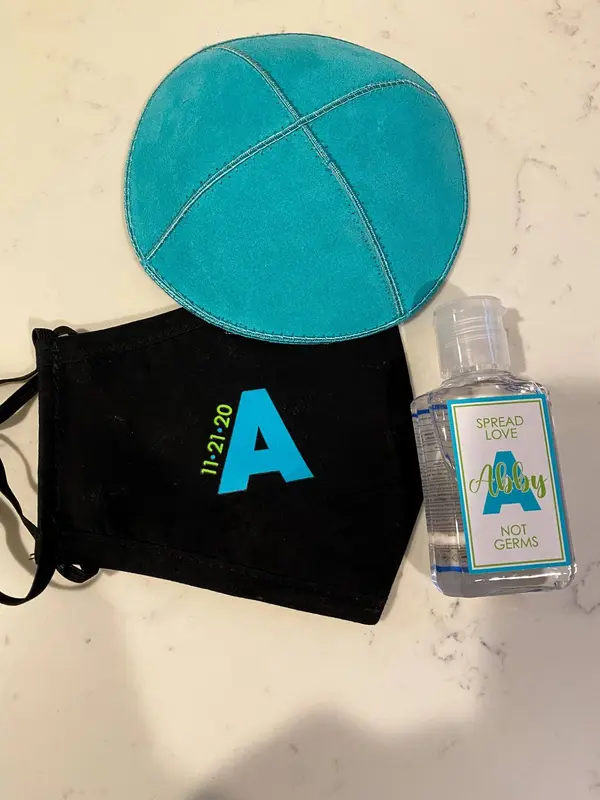 Custom Masks and Hand Sanitizer