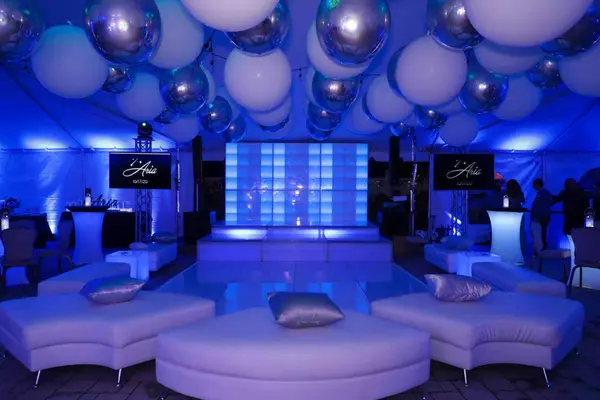 LED Lounge Setup