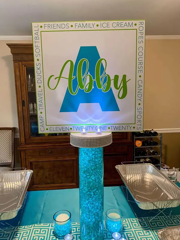 Custom Logo Centerpiece