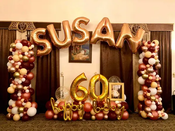 Mylar Name in Balloons