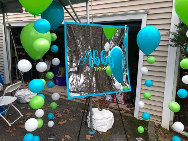 Custom Mirror Sign in Board
