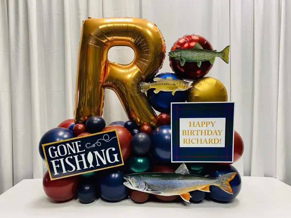 Fishing Themed Balloon Bouquet