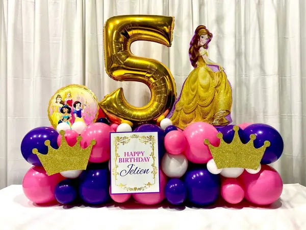 Princess Themed Birthday Balloons