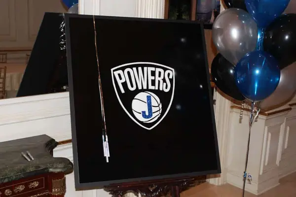 Basketball Logo Sign Board