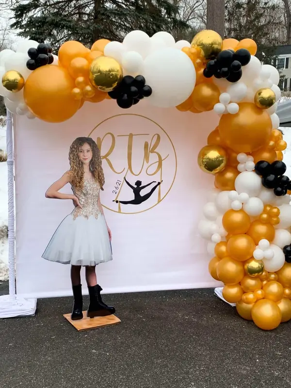 Custom Vinyl Backdrop with Logo