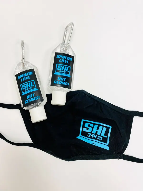 Custom Masks and Hand-Sanitizer