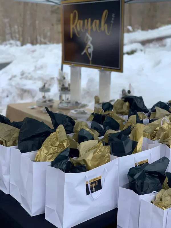 Gold and Black Party Favors