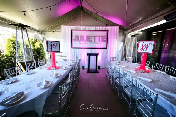 Tent Party Backdrop