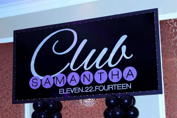 Club Themed Backdrop