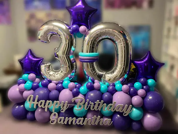 Birthday Fancy Balloon Bouquet
