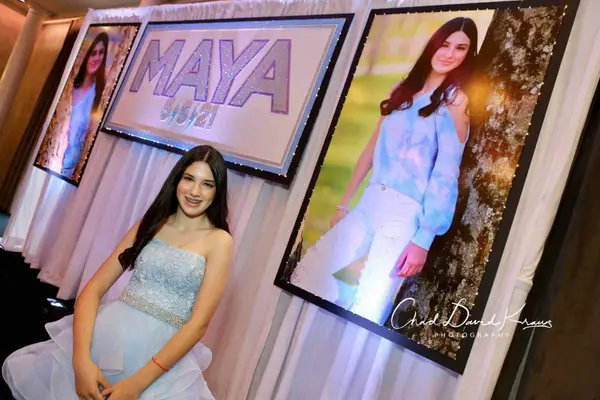 Backdrop with Blowup Photos
