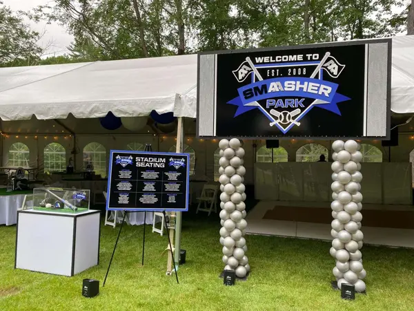 Custom Logo Backdrop